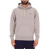 Polo Ralph Lauren Felpa grigia con cappuccio e pony