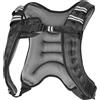 Gorilla Sports® Gilet con Pesi - 5kg, 8kg, 10kg, Taglia Unica, Stile X, Chiusura a Scatto, di Neoprene e Nylon, Sfere di Metallo - Giubbotto Zavorrato, Gilet Ponderato, Allenamento, Fitness, Palestra