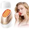 ANLAN Massaggiatore Radiofrequenza Viso, 24K Oro Massaggio Viso Antirughe, 3 Modalità, 3 Livelli Intensità, EMS Viso per Anti-invecchiamento Casalingo, Viaggi, Regalo Feste
