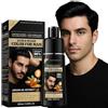 EHIOG Shampoo Colorante Nero per Uomo 200ml - Copertura 100% dei Capelli Bianchi, Tinta Semipermanente Facile da Usare, Risultato Naturale e Immediato