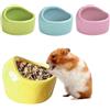 HOMURY 4 ciotole in ceramica per animali di piccola taglia - Ciotola per animali domestici, ciotole anti-morso per criceti e porcellini d'India