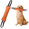 HUANR Manicotto per Cani, 30 cm Giochi Cani Indistruttibili, con 2 Anelli