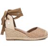 REFRESH Sandali 171748 Beige - Altezza Zeppa 6 cm
