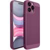 Moozy VentiGuard Cover per iphone 14 pro, 6.1-pollici, Custodia Traspirante con Motivo Perforato per Circolazione dell'Aria, Ventilazione, Custodia per iphone 14 pro, Viola