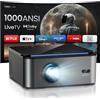 Eeenfy Proiettore 4K Home Cinema con Apps Ufficiale, Smart Proiettore Live TV con 1000ANSI, Autofocus/Keystone, 20W Dolby Audio, 1080P Nativo,120Hz, Videoproiettore WiFi Bluetooth per PS5/PC, Ares A2