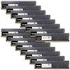Gigastone 【DDR4 RAM】GIGASTONE 256GB Kit(16x16GB) DDR4 2666MHz (2400MHz or 2133MHz) PC4-21300 (PC4-19200/17000) CL19 1.2V UDIMM 288pin Unbuffered Non ECC Ideale PC Desktop alta prestazione Memoria Upgrade