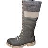 riou Stivaletti Stivali Invernali Scarpe da Donna Alti Eleganti Anfibi Boot Anfibi Donna Tacco Stivali Invernali da Neve Calda Stivali Lunghi Moda Tacco A Blocco Alti Scarpe