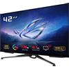 ASUS ROG Swift PG42UQ, Monitor Gaming 41.5", OLED, 4K (3840x2160), fino a 138Hz, Tempo Di Risposta 0.1ms, G-SYNC, Rivestimento Antiriflesso, Dissipatore di Calore Custom, True 10-bit, 98% DCI-P3
