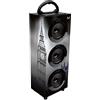 Majestic TS 100BT USB SD AX - Sistema audio multimediale Bluetooth 3 altoparlanti e 1 subwoofer, batteria ricaricabile, ingressi USB/SD/AUX, telecomando, Londra