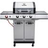 Charbroil Char-Broil Advantage PRO S 3 - Barbecue a gas a 3 bruciatori con bruciatore Sear in ceramica e padella per grigliare
