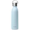 Qwetch - Borraccia Termica Active 600ml Blu pastello - Bottiglia termica in Acciaio Inox 90% Riciclato - Mantiene freddo per 24 ore e caldo per 12 ore - Senza perdite & senza BPA - A nsa ergonomica