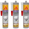 Sika - Sikaflex-112 Crystal Clear - Adesivo sigillante trasparente - Multiuso - Uso interno ed esterno - Buona presa iniziale - Cartuccia da 290ml (Confezione da 3)