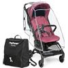 Peg Perego Passeggino Leggero Volo con Parapioggia, per Aereo, Compatto, Omologato per Cappelliera, Misure Bagaglio a Mano, Adatto dalla Nascita fino a 22 kg, Include Borsa da Viaggio, Malva