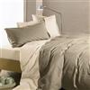 Caleffi 69634 Cotone Bicolor Completo Copripiumino per Singolo Letto, Naturale