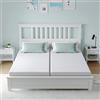 ESSENCE SLEEP Materasso in schiuma confortevole, 100 x 200 cm, taglio a 7 zone per tutti i tipi di sonno, spessore 13 cm, con rivestimento in tessuto morbido traspirante e traspirante