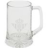 CYPBRANDS Real Betis - Balompiede, Brocca da birra, vetro, capacità 280 ml, trasparente, prodotto ufficiale