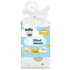 Silentnight Safe Nights - Set di lenzuola con angoli per culla in 100% jersey di cotone, confezione da 2 pezzi, facili da pulire, super morbide, per bambini, 28 x 75 x 9 cm, celeste