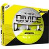 Srixon New Z-Star Divide 2025, palline da golf, dozzine (giallo/bianco)