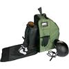 Driver13 zaino stivali equitazione Deluxe con scomparto casco, zaino per stivali, 35 x 30 x 60 cm, Orange Chill