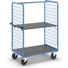 eurokraft pro Carrello a ripiani con sponde grigliate eurokraft pro