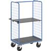 eurokraft pro Carrello a ripiani con sponde grigliate eurokraft pro