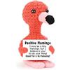 MLZTINGR Divertente fenicottero positivo | Peluche fenicottero fatto a mano | Supporto emotivo Axolotl peluche | simpatico animale all'uncinetto per la decorazione della scrivania