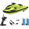OBEST barca telecomandata per mare 2,4 GHz, motoscafo radiocomandato bambini e adulti, barca RC con luce LED, barchetta telecomandata, giocattolo per piscine,laghi,Stagni, Regali per Bambini