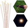 Evemodel 10pcs pre-cablato SMD 0201 LED bianco caldo pre-saldato micro litz cablato LED