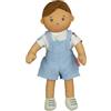 Heless 509-Bambola Ben con Salopette Blu e Camicia da Indossare e togliere, Alta Circa 22 cm, Bambola Morbida da coccolare, Giocare e Amare, Colore Beige, Pink, Universal, 509