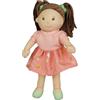 Heless 506 - Bambola Morbida Bambina Rosa con Simpatico Vestitino da Indossare e togliere, Alta Circa 22 cm, Morbida Bambola da coccolare, Giocare e Amare