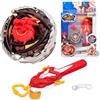 INFINITY NADO Trottola con lanciatore magnetico, trottole in metallo, trottole per bambini ragazzi ragazze 5 6 7 8 9 10 11 anni, Fiery Dragon