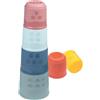 Smoby Little Smoby - Magic Tower - Torre di tazze - Riconoscimento di forme e colori - Gioco di impilamento - Motricità fine - Dai 12 mesi - Prodotto in Francia