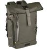 camel active Explore Zaino da Uomo Rolltop, Grande, verde, cachi, L, moderno