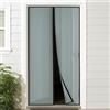 Lemag srl Zanzariera Magnetica per Porta - Bianco o Antracite - Chiusura Automatica con Magneti - 130x230 cm / 150x180 cm - Anti Insetti, Facile da Montare - Lemag srl (Bianco, 150×180)