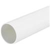 QUARKZMAN Tubo Rigido Rotondo in PVC 36mm ID 40mm OD 330mm/13 Bianco ad Alta Resistenza per Tubi d'Acqua Artigianato Guaina Cavi