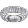 GOLDCHIC JEWELRY 316L acciaio inox flessibile braccialetti braccialetto largo, 20 millimetri Stretch Link Chain Bracelet