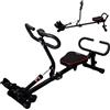 Bonplus BP | Vogatore Regolabile | HydraFit Rower | Vogatore Multifunzionale | 12 Livelli di Resistenza | Contatore Incluso | Sistema Idraulico | 3 Livelli di Intensità | Pieghevole