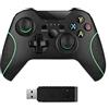 JINQII Wireless Game Controller Joystick, 2.4G Wireless Gamepad Joystick, Doppia Vibrazione Gamepad Adatto per Xbox One per PS3 Console per Windows PC 7/8/10