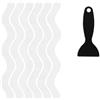 Cozy Inviting 24 Pezzi Adesivi Antiscivolo, Adesivi Doccia Antiscivolo per Vasca da Bagno, Adesivi per Vasca da Bagno Antiscivolo per Scale, Bagni con Doccia Strisce Antiscivolo per Doccia Adesivo Antiscivolo