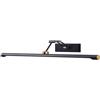 Miratic Lampada Specchio Bagno Colore Nero 4000K IP44 Applique Bagno Specchio con Braccio Mobile - Regolazione dell'Angolo di Illuminazione Design Moderno (50cm / 9W / 990lm)