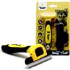 Thunderpaws la Migliore Spazzola Rimuovi Pelo Strumento per Toelettatura Professionale Adatto a Cani e Gatti con Pelo Corto e Lungo di Taglia Piccola Media e Grande (Giallo)