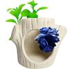 SpringSmart Decorazione per acquario, grotta rocciosa e pianta in plastica, Betta, accessori per acquario per pesci, gamberetti, tartarughe, granchi, nascondiglio, allevamento, giochi, nascondiglio in