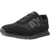 Armani Exchange Side Geometric Logo Motifs, Scarpe da Ginnastica Uomo, Nero, 41 EU