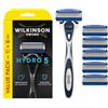 Wilkinson Sword Hydro 5 Confezione con 1 rasoio + 5 lame di ricambio