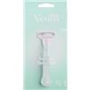 Gillette Venus Smooth Sensitive, rasoio da donna, 1 manico riutilizzabile + 2 ricariche per lame
