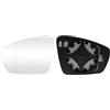 TTCR-II Compatibile con Vetro Specchio VW Polo/UP Piastra Vetro Specchio Retrovisore Riscaldato VW Polo 6R 6C 2009-2016/VW UP 121 122 BL1 BL2 2017+, Piastra Dello Specchietto VW (Sinistro)