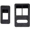 Generico Cornice Pulsantiera Alzacristalli Elettrici Lato Guida e Passeggero compatibile per Seat Arosa (1997-2004), VW Lupo (1998-2005), VW Polo (1999-2001)