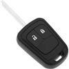 The Lord of the Tools Portachiavi con telecomando a 2 pulsanti con lama non tagliata, compatibile con Opel compatibile con Opel Astra Insignia Meriva Mokka Zafira