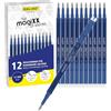 Online 12x ricariche cancellabili I Compatibile con Pilot Frixion, magiXX I Blu 0,7 I Ricambio per penna gel cancellabile I Ricariche per penne roller gel con inchiostro cancellabile