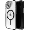 ZAGG Santa Cruz - Custodia protettiva a scatto per Apple iPhone 15/iPhone 14/iPhone 13, design sottile, ricarica wireless, MagSafe, grafene, presa migliorata, materiali riciclati, Clear